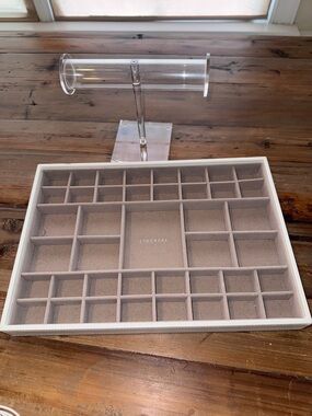The Container Store Stackers Jewelry Tray & and bracelet holder